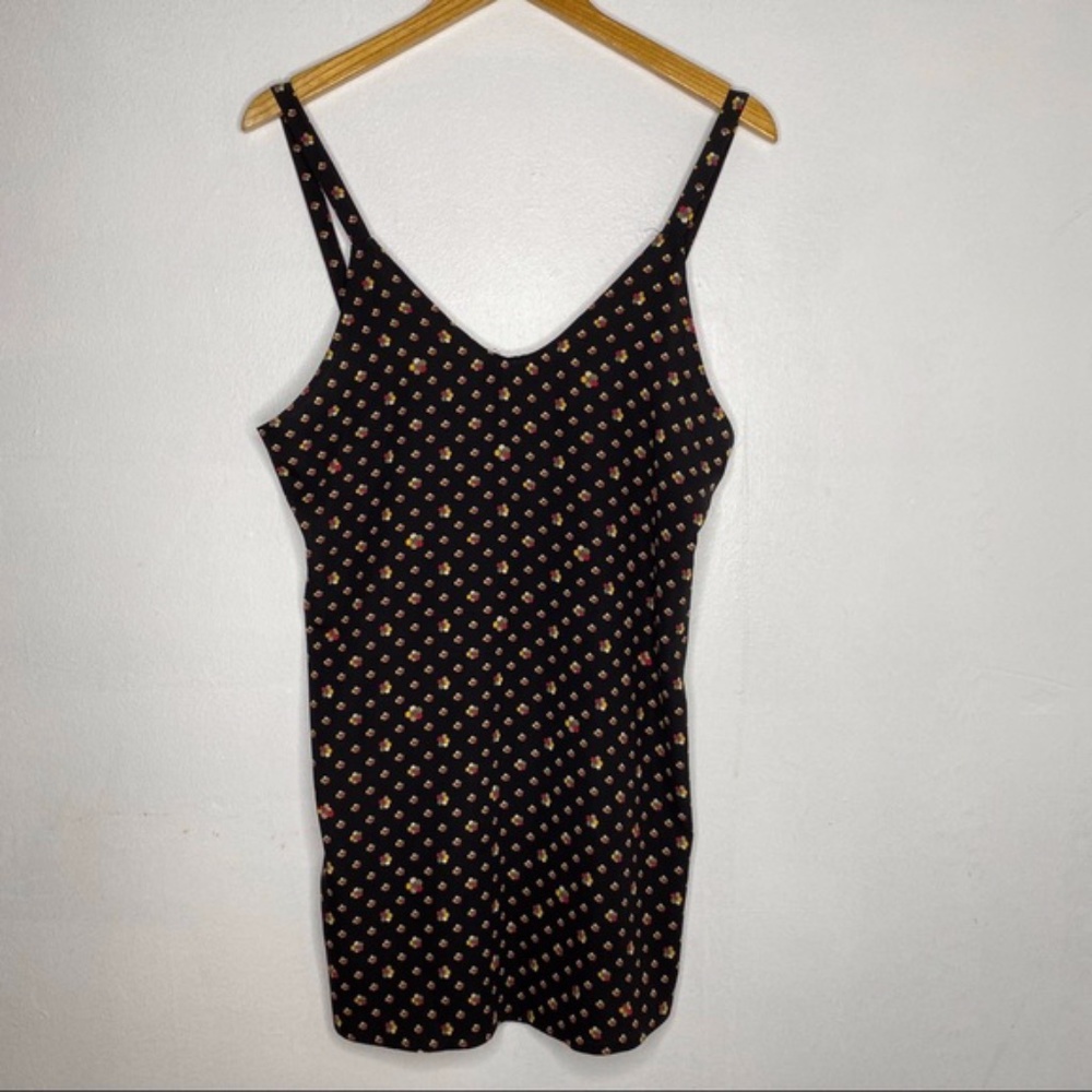 LNA black mini dress